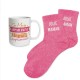 Coffret Cadeaux Paillettes Fantaisie - Tasse & Chaussettes