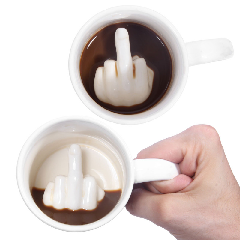 Que Veut Dire Le Doigt D Honneur Mug Doigt d'Honneur : Kas Design, Distributeur de Cadeaux Insolites
