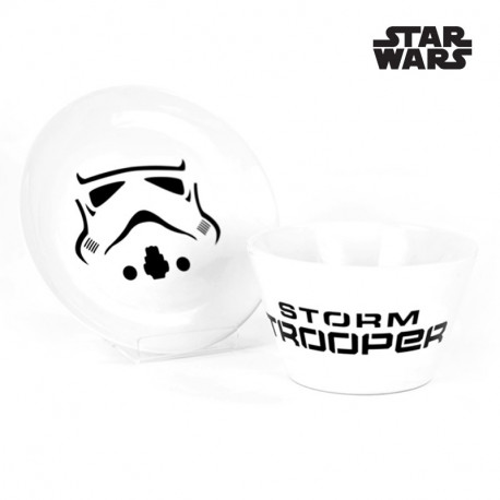 Neuf Star Wars StormTrooper Relief Bol Céréales Soupe Dessert Céramique Officiel 